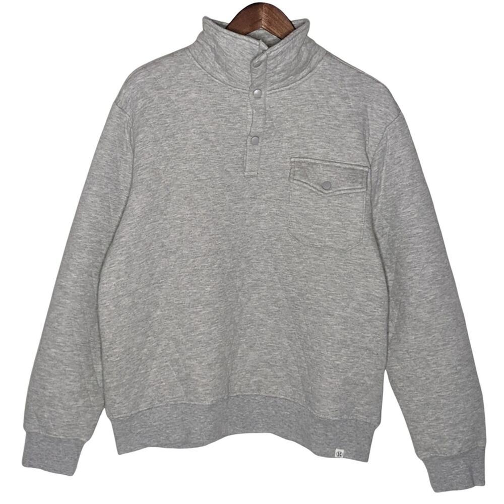 Sovereign Code Men's Columbia Diamond Quilted Pullover Cozy Gray SVRN Code - L - Picture 3 of 10
